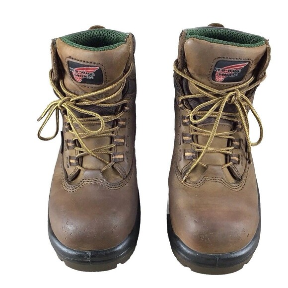 Red Wing 2340 Women's Brown Leather Steel Toe Waterproof Work Boots Size US 6.5 - Picture 1 of 16